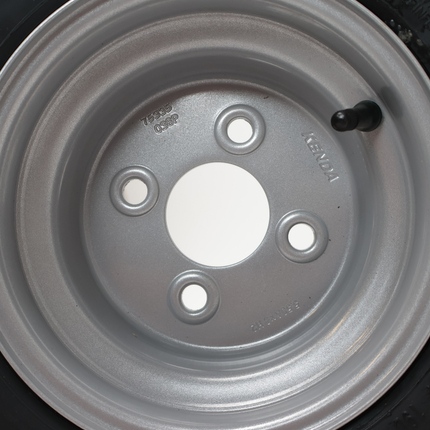 Deli Tire Komplettrad Anhänger - 16.5x6.50-8 - Lochkreis: 4x100 - Tragfähigkeit: 360 kg - Nabendurchmesser: 60 mm - 6PR