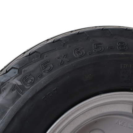 Deli Tire Komplettrad Anhänger - 16.5x6.50-8 - Lochkreis: 4x100 - Tragfähigkeit: 360 kg - Nabendurchmesser: 60 mm - 6PR