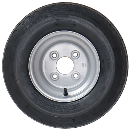 Deli Tire Komplettrad Anhänger - 16.5x6.50-8 - Lochkreis: 4x100 - Tragfähigkeit: 360 kg - Nabendurchmesser: 60 mm - 6PR