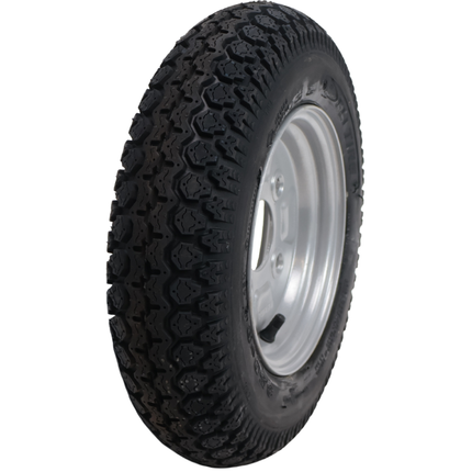 Deli Tire Komplettrad Anhänger - 3.50-8 - Lochkreis: 4x100 - Tragfähigkeit: 170 kg - Nabendurchmesser: 60 mm - 4PR