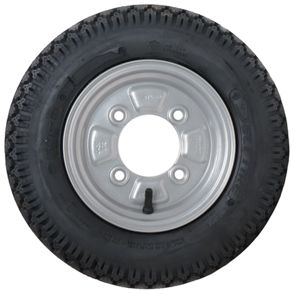 Deli Tire Komplettrad Anhänger - 3.50-8 - Lochkreis: 4x115 - Tragfähigkeit: 170 kg - Nabendurchmesser: 85 mm - 4PR