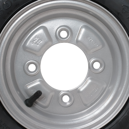 Deli Tire Komplettrad Anhänger - 3.50-8 - Lochkreis: 4x115 - Tragfähigkeit: 170 kg - Nabendurchmesser: 85 mm - 4PR