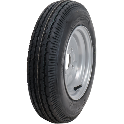 Deli Tire Komplettrad Anhänger - 4.00-10 - Lochkreis: 4x100 - Tragfähigkeit: 345 kg - Nabendurchmesser: 60 mm - 6PR