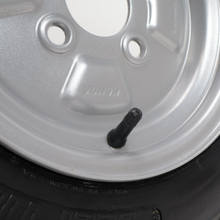 Deli Tire Komplettrad Anhänger - 4.00-10 - Lochkreis: 4x100 - Tragfähigkeit: 345 kg - Nabendurchmesser: 60 mm - 6PR