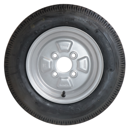 Deli Tire Komplettrad Anhänger - 4.00-10 - Lochkreis: 4x100 - Tragfähigkeit: 275 kg - Nabendurchmesser: 60 mm - 4PR