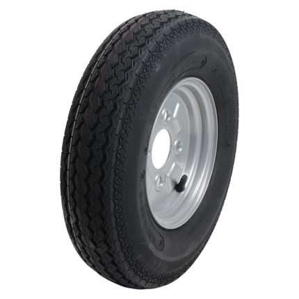 Deli Tire Komplettrad Anhänger - 4.00-8 - Lochkreis: 4x100 - Tragfähigkeit: 265 kg - Nabendurchmesser: 60 mm - 4PR