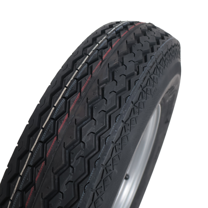 Deli Tire Komplettrad Anhänger - 4.00-8 - Lochkreis: 4x100 - Tragfähigkeit: 265 kg - Nabendurchmesser: 60 mm - 4PR