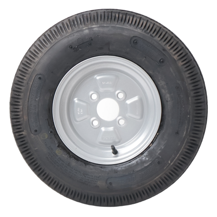 Deli Tire Komplettrad Anhänger - 5.20-10 - Lochkreis: 4x100 - Tragfähigkeit: 280 kg - Nabendurchmesser: 60 mm - 4PR