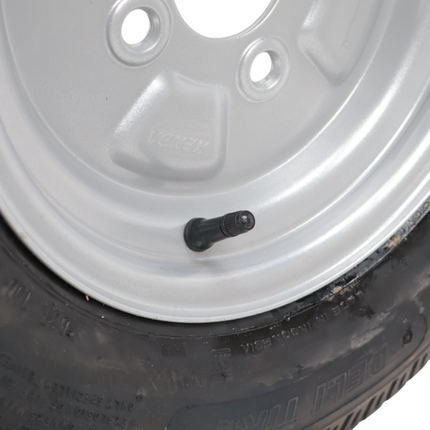 Deli Tire Komplettrad Anhänger - 5.20-10 - Lochkreis: 4x100 - Tragfähigkeit: 280 kg - Nabendurchmesser: 60 mm - 4PR