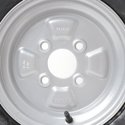 Deli Tire Komplettrad Anhänger - 5.20-10 - Lochkreis: 4x100 - Tragfähigkeit: 280 kg - Nabendurchmesser: 60 mm - 4PR