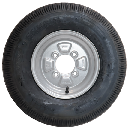 Deli Tire Komplettrad Anhänger - 5.20-10 - Lochkreis: 4x115 - Tragfähigkeit: 355 kg - Nabendurchmesser: 85 mm - 4PR