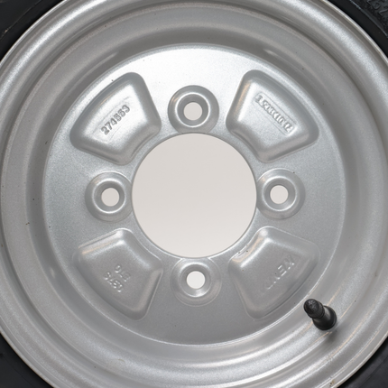Deli Tire Komplettrad Anhänger - 5.20-10 - Lochkreis: 4x115 - Tragfähigkeit: 355 kg - Nabendurchmesser: 85 mm - 4PR