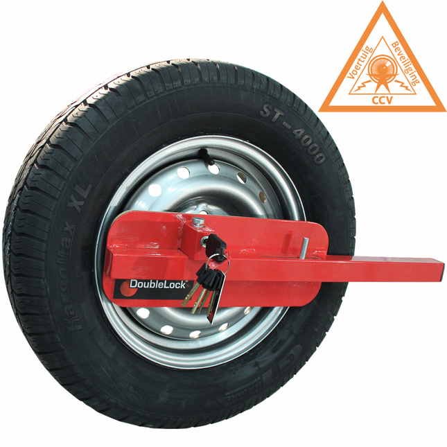 DoubleLock Buffalo Compact Radkralle - geeignet für 13, 14 und 15 Zoll Räder/Felgen - SCM geprüft