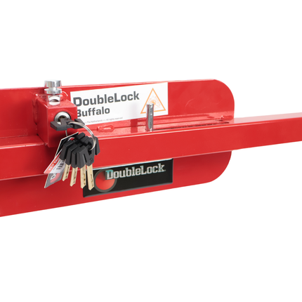 DoubleLock Buffalo Compact Radkralle - geeignet für 13, 14 und 15 Zoll Räder/Felgen - SCM geprüft