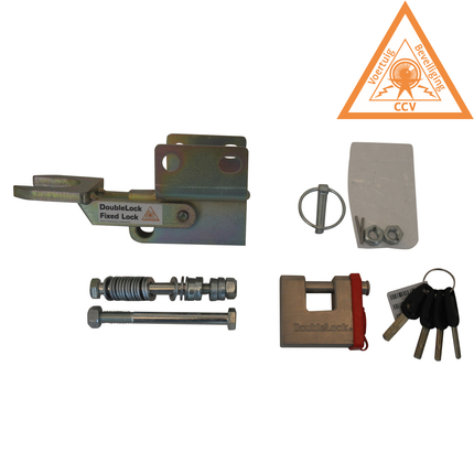 DoubleLock DoubleLock AK301 Fixed Lock - SCM-zertifiziertes, Anbau- Deichselschloss für den AL-KO AK301