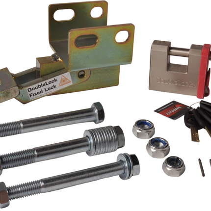 DoubleLock DoubleLock AKS3504 Fixed Lock - SCM-geprüftes unteres Deichselschloss für den AL-KO AKS3504