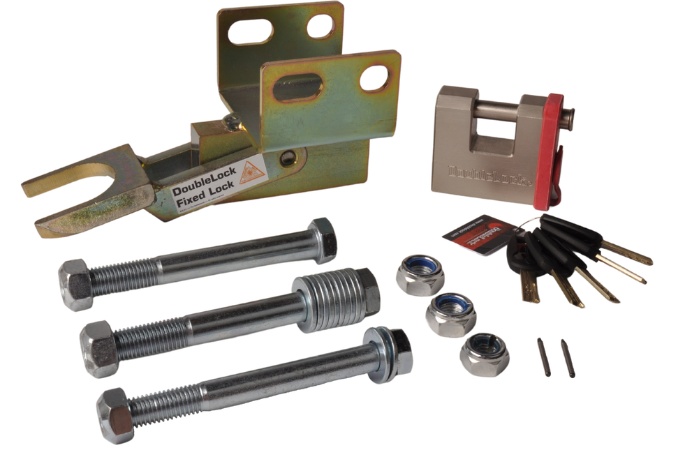 DoubleLock DoubleLock AKS3504 Fixed Lock - SCM-geprüftes unteres Deichselschloss für den AL-KO AKS3504