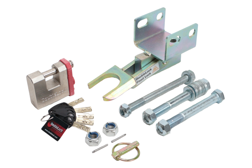 DoubleLock DoubleLock AKS3504 Fixed Lock - SCM-geprüftes unteres Deichselschloss für den AL-KO AKS3504