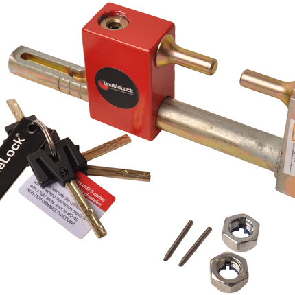 DoubleLock DoubleLock Condor - universell einsetzbares SCM-geprüftes Anhänger schloss