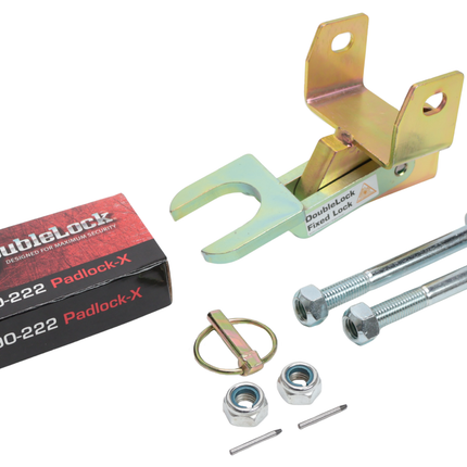 DoubleLock DoubleLock EM350 Fixed Lock - SCM-geprüftes Unterbau-Deichselschloss für gebremste Kupplungen