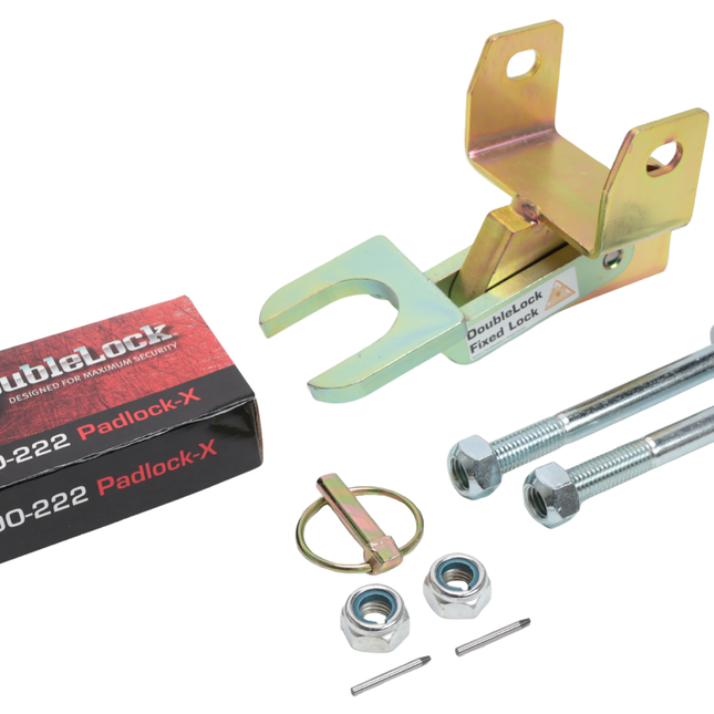 DoubleLock DoubleLock EM350 Fixed Lock - SCM-geprüftes Unterbau-Deichselschloss für gebremste Kupplungen