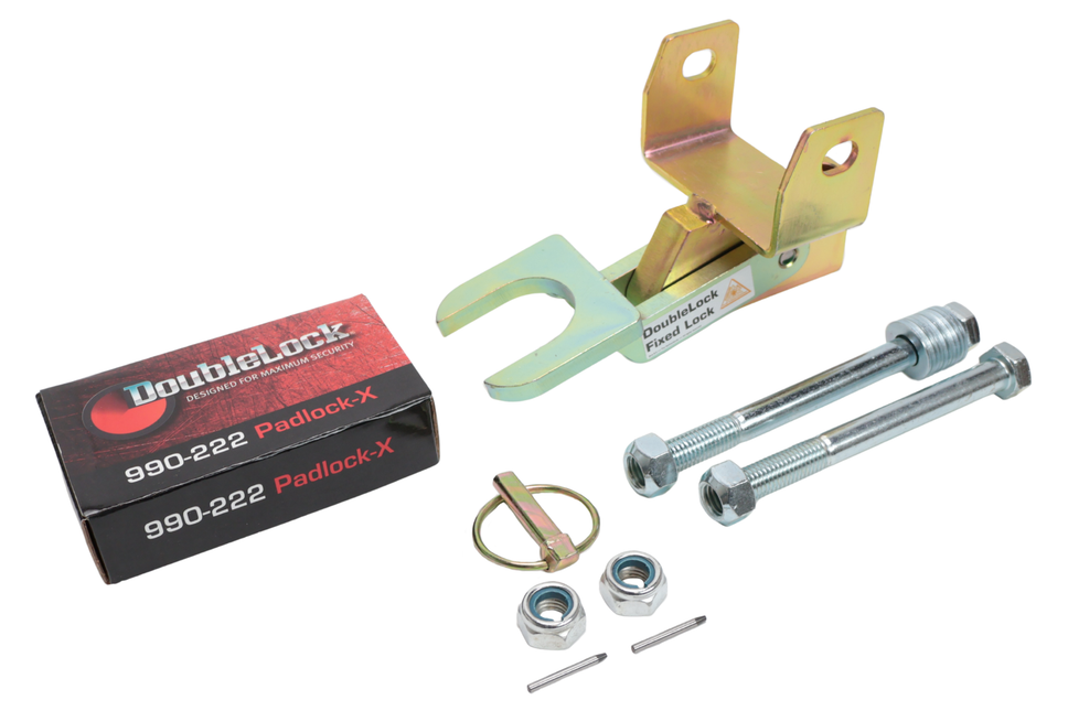 DoubleLock DoubleLock EM350 Fixed Lock - SCM-geprüftes Unterbau-Deichselschloss für gebremste Kupplungen