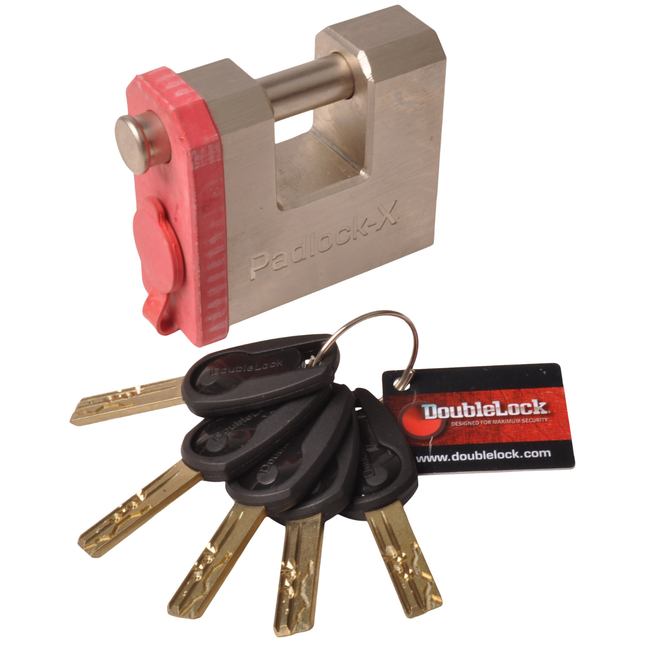 DoubleLock DoubleLock Padlock X - SCM-geprüft - verschiedene Anwendungen