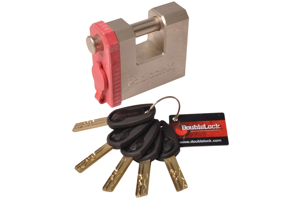 DoubleLock DoubleLock Padlock X - SCM-geprüft - verschiedene Anwendungen