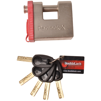 DoubleLock DoubleLock Padlock X - SCM-geprüft - verschiedene Anwendungen
