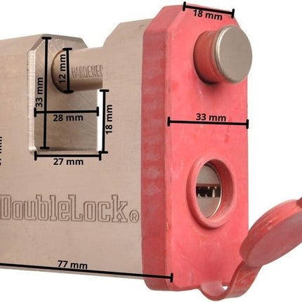 DoubleLock DoubleLock Padlock X - SCM-geprüft - verschiedene Anwendungen