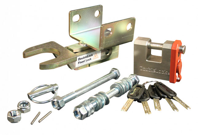 DoubleLock DoubleLock Typ B Fixed Lock - SCM-geprüftes Unterbau Kupplungsschloss für gebremste Kupplungen