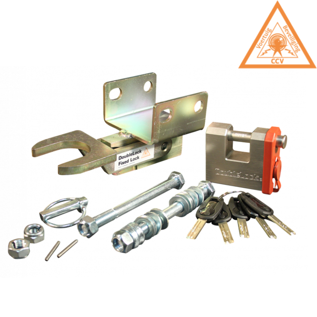 DoubleLock DoubleLock Typ B Fixed Lock - SCM-geprüftes Unterbau Kupplungsschloss für gebremste Kupplungen