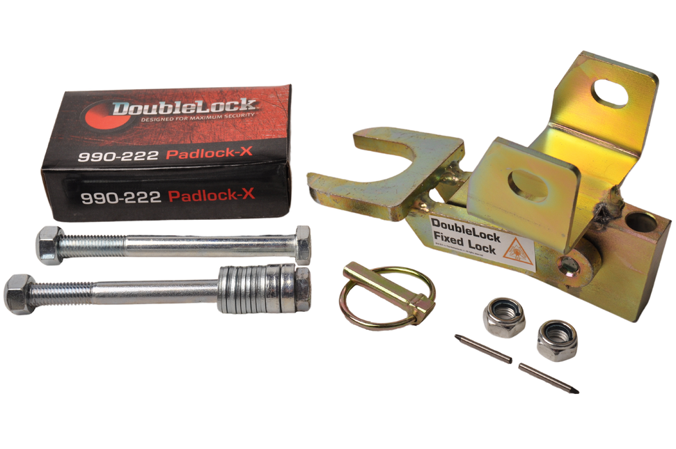 DoubleLock DoubleLock Typ C Fixed Lock - SCM-geprüftes Unterbau-Deichselschloss für gebremste Kupplungen