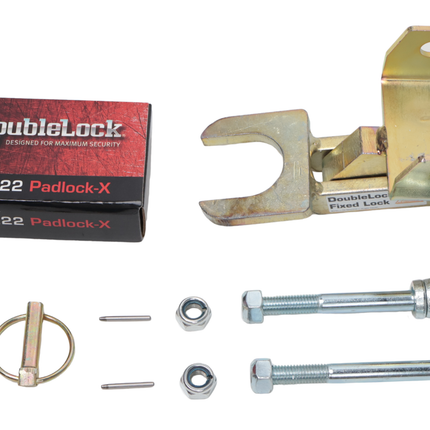 DoubleLock DoubleLock Typ C Fixed Lock - SCM-geprüftes Unterbau-Deichselschloss für gebremste Kupplungen