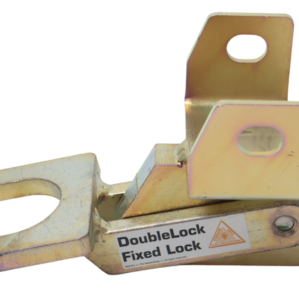 DoubleLock DoubleLock Typ C Fixed Lock - SCM-geprüftes Unterbau-Deichselschloss für gebremste Kupplungen