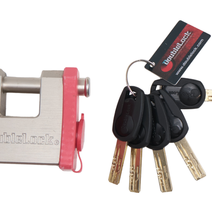 DoubleLock DoubleLock Typ C Fixed Lock - SCM-geprüftes Unterbau-Deichselschloss für gebremste Kupplungen