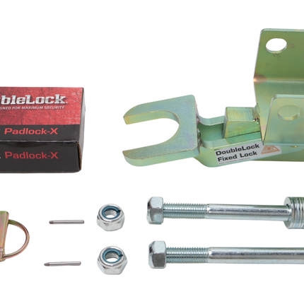 DoubleLock DoubleLock WAK35 Fixed Lock - SCM-geprüftes Unterbau-Deichselschloss für gebremste Kupplungen