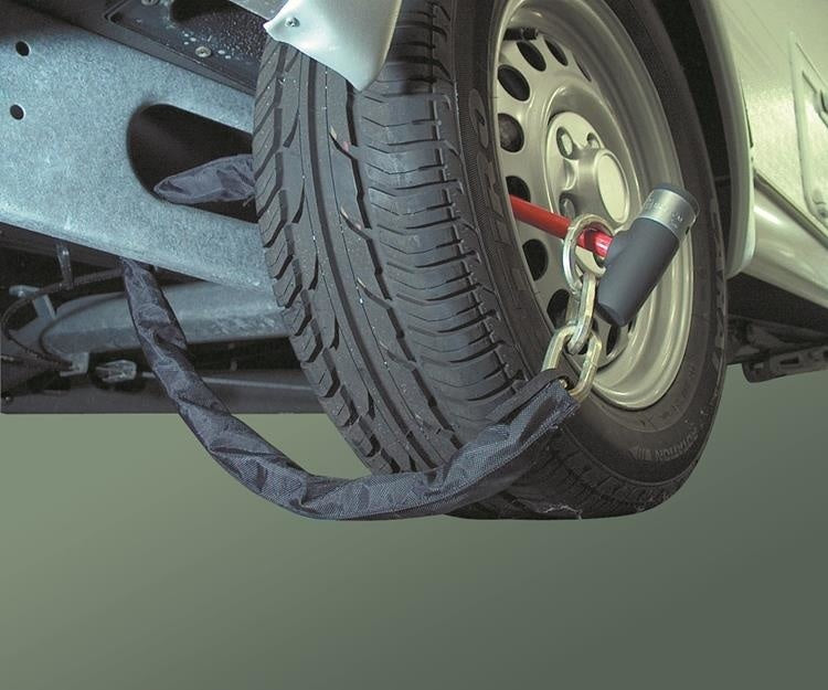 DoubleLock Kettenschloss/Loop Chain - 130 cm lang - SCM-geprüft - Radklemmfunktion