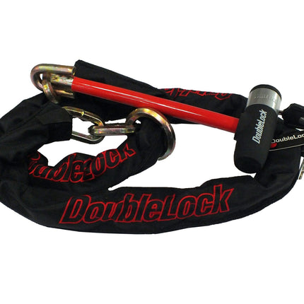 DoubleLock Kettenschloss/Loop Chain - 130 cm lang - SCM-geprüft - Radklemmfunktion