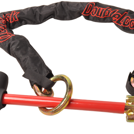 DoubleLock Kettenschloss/Loop Chain - 130 cm lang - SCM-geprüft - Radklemmfunktion