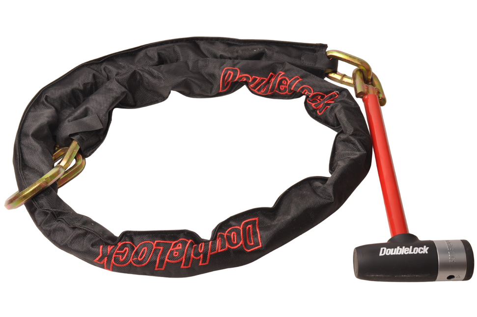 DoubleLock Kettenschloss/Loop Chain - 200 cm lang - SCM-geprüft - Radklemmfunktion