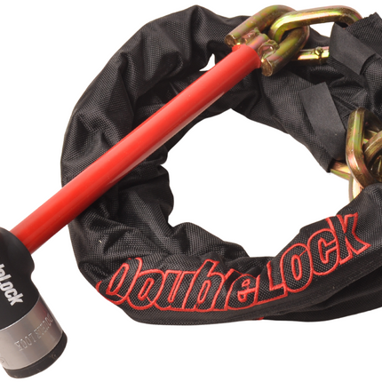 DoubleLock Kettenschloss/Loop Chain - 200 cm lang - SCM-geprüft - Radklemmfunktion