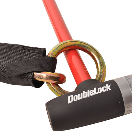 DoubleLock Kettenschloss/Loop Chain - 200 cm lang - SCM-geprüft - Radklemmfunktion