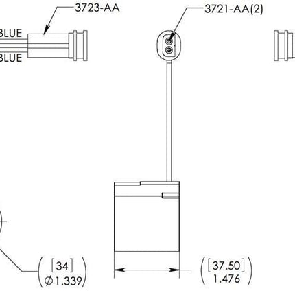 Eduard Solenoid 12V für Hydraulikpumpe