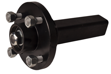 FAD Ungebremste Radnabe mit Achsstummel - 4x100 - Achsstummel 40x150 mm - für hohe Geschwindigkeiten
