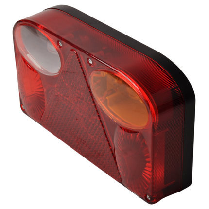 Fristom Anhänger Rückleuchte - Fristom FT-088 - rechts - 240x138x56 mm - Glühlampe - inklusive Rückfahrleuchte