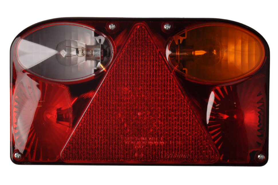 Fristom Anhänger Rückleuchte - Fristom FT-088 - rechts - 240x138x56 mm - Glühlampe - inklusive Rückfahrleuchte