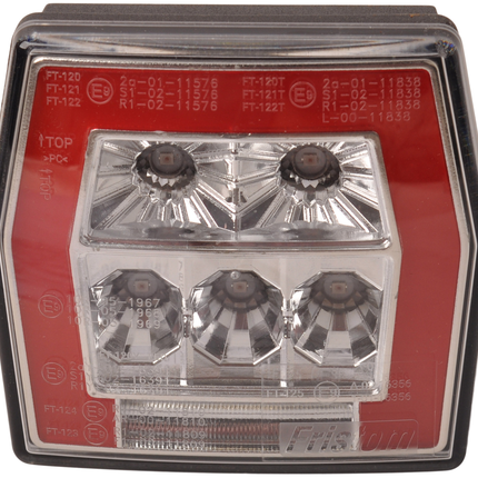 Fristom Anhänger Rückleuchte - Fristom FT-120 LED - links/rechts - 99,5x93x39,5 mm