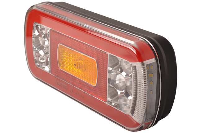 Fristom Anhänger Rückleuchte - Fristom FT-130 LED - links - 220x110x50,5 mm - inklusive Nebelschlussleuchte