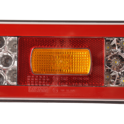 Fristom Anhänger Rückleuchte - Fristom FT-130 LED - rechts - 220x110x50,5 mm - inklusive Rückfahrleuchte
